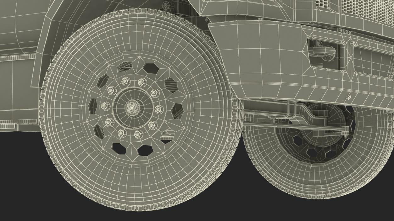 Ford F-650 Supertrack Cargo Rigged 3D model