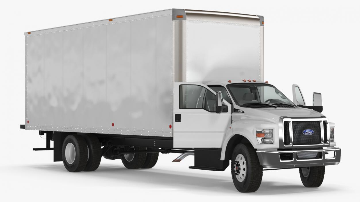 Ford F-650 Supertrack Cargo Rigged 3D model