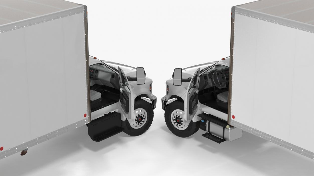 Ford F-650 Supertrack Cargo Rigged 3D model