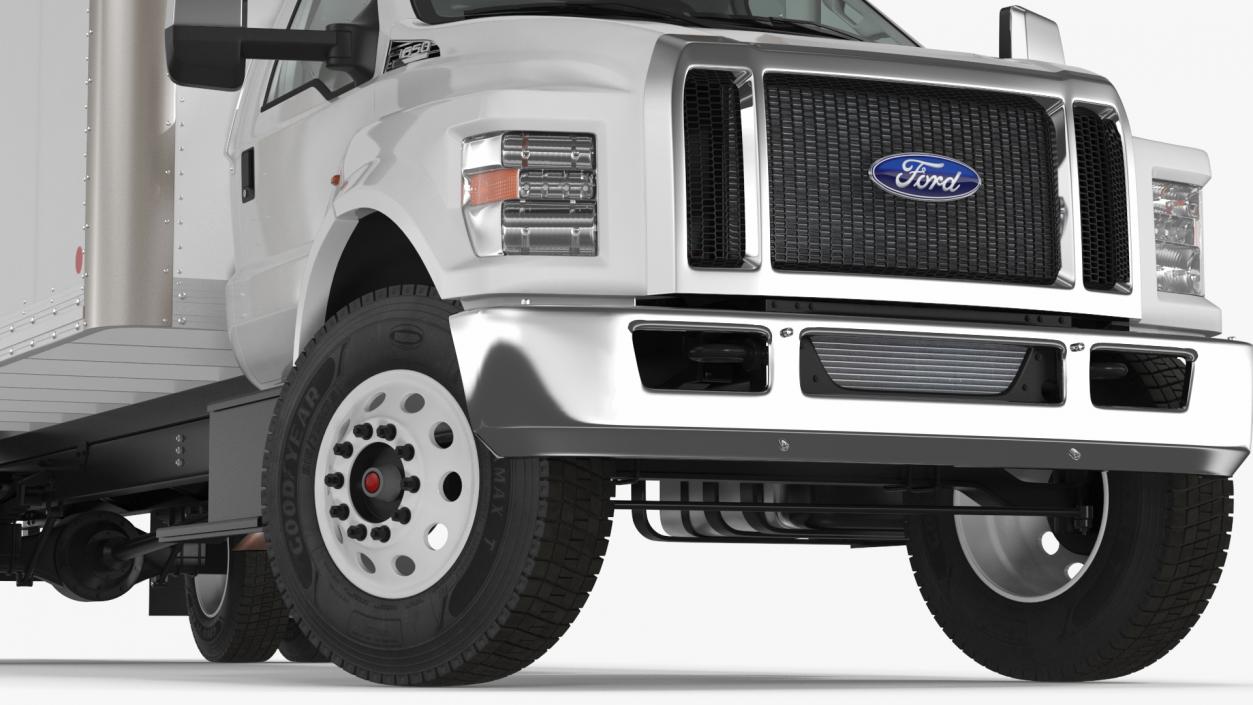 Ford F-650 Supertrack Cargo Rigged 3D model