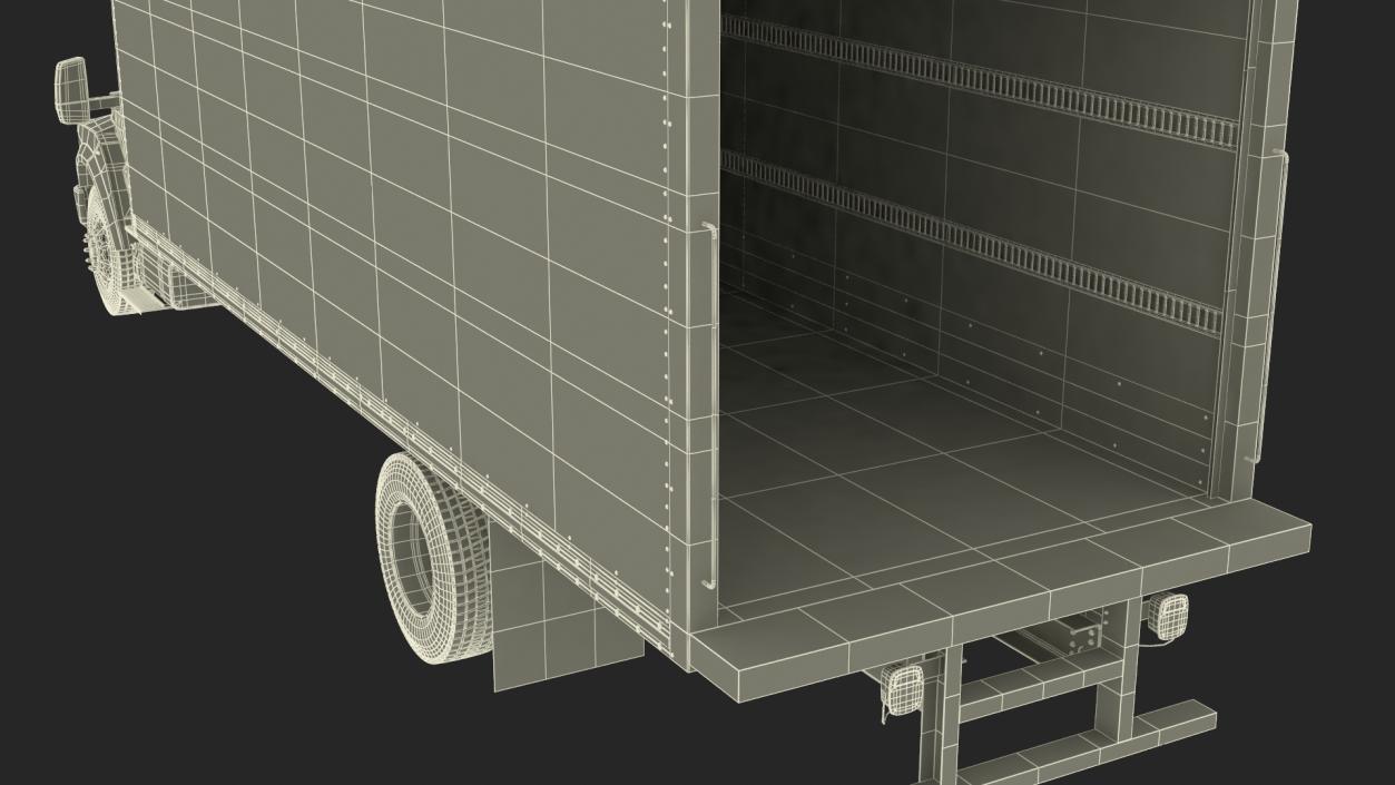 Ford F-650 Supertrack Cargo Rigged 3D model