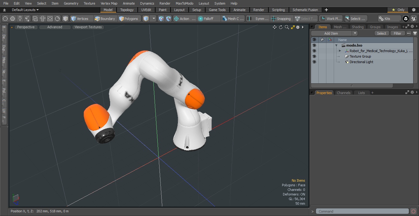 Robot for Medical Technology Kuka LBR IIWA 3D