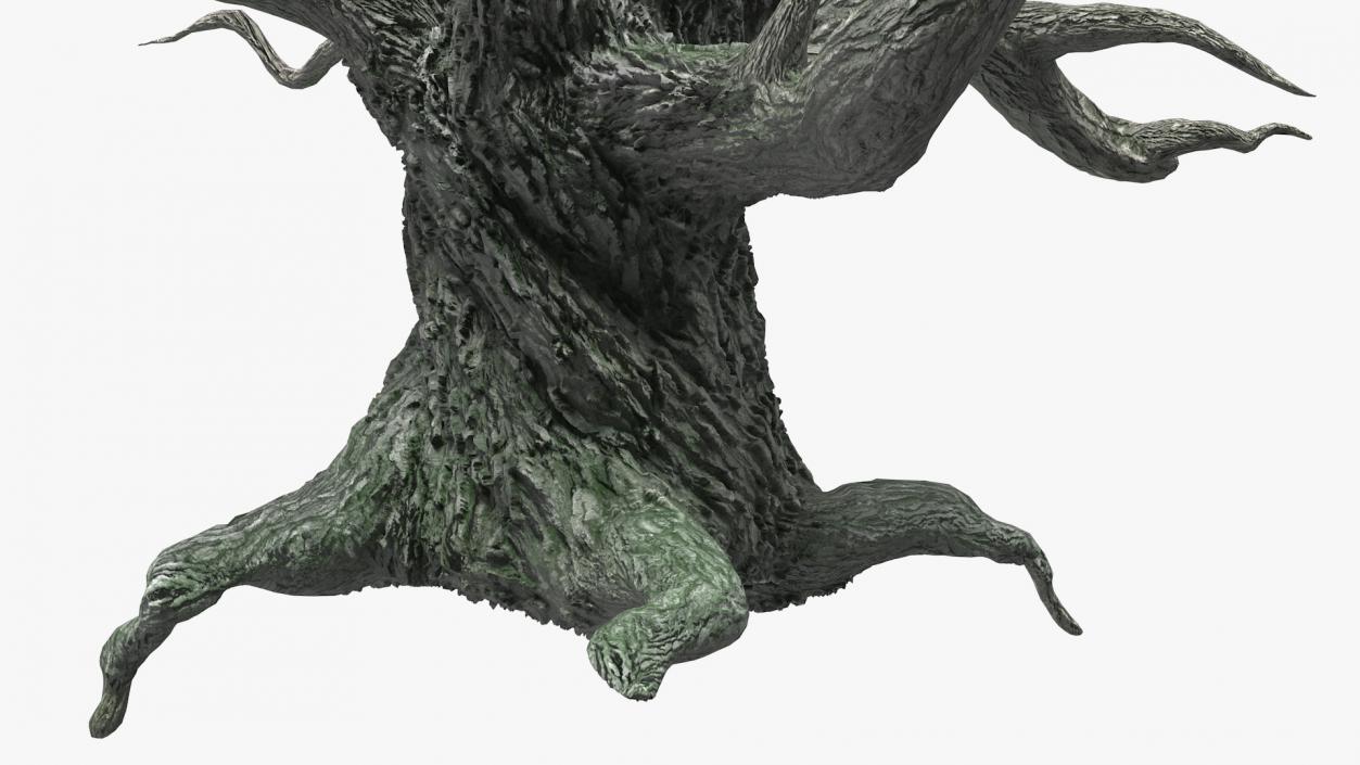 3D Spooky Old Twisted Tree model