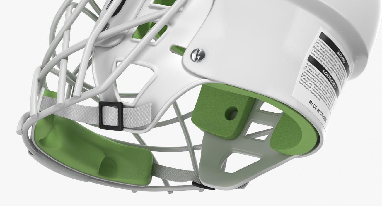 3D Hockey Helmet Face Mask model