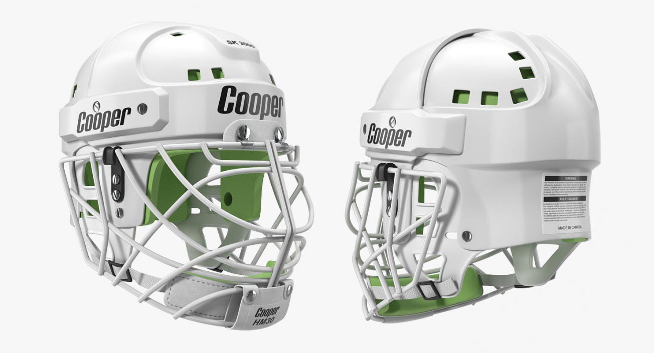 3D Hockey Helmet Face Mask model