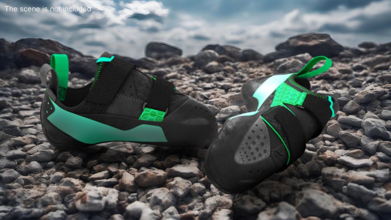 3D model Bouldering Rock Climbing Shoes