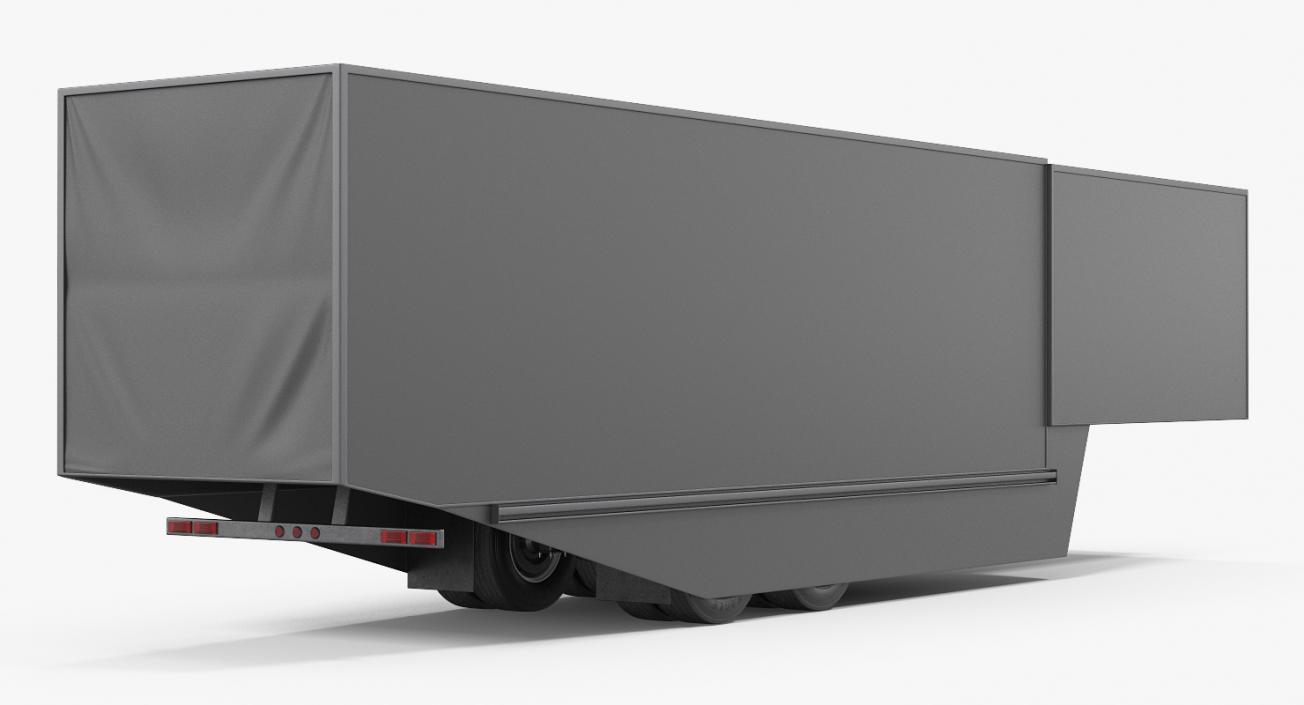 Tesla Semi Small Trailer 3D model