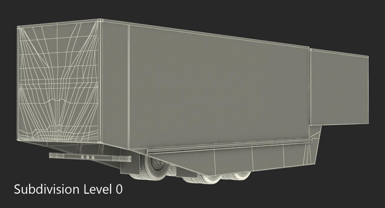 Tesla Semi Small Trailer 3D model