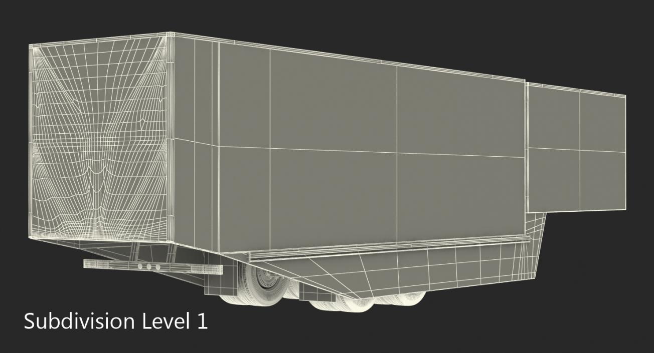 Tesla Semi Small Trailer 3D model