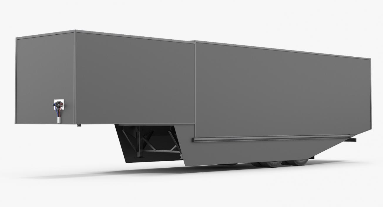 Tesla Semi Small Trailer 3D model