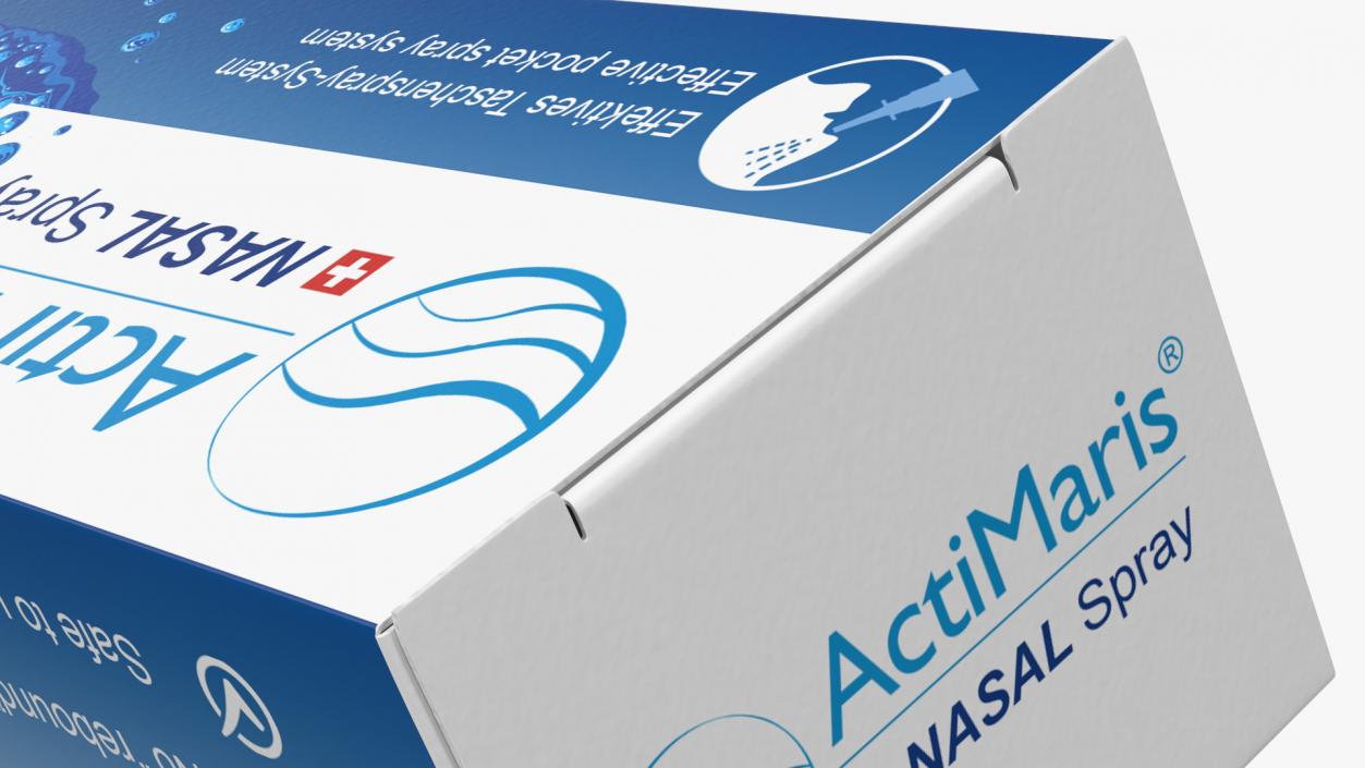 3D Nasal Spray Boxes Collection model