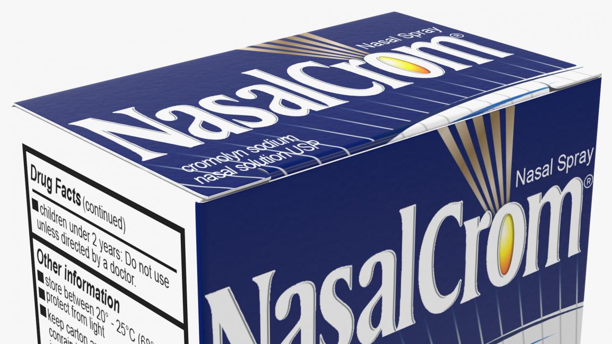 3D Nasal Spray Boxes Collection model