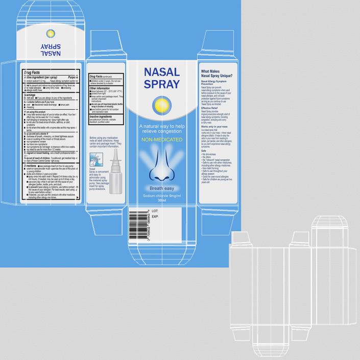 3D Nasal Spray Boxes Collection model