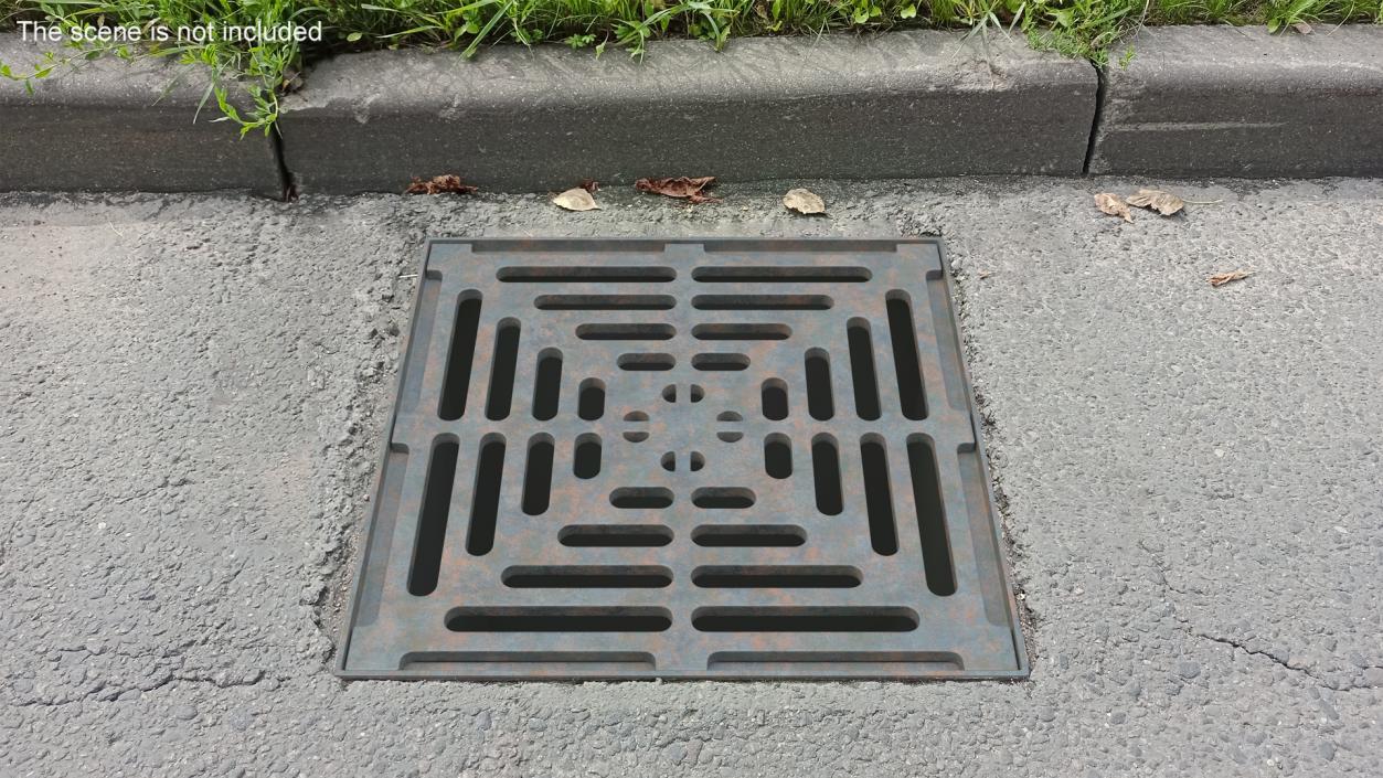 Water Drain Covers Collection 3D model