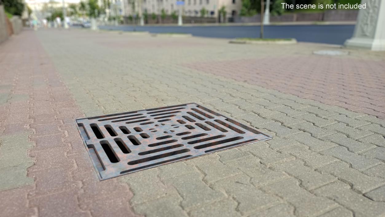 Water Drain Covers Collection 3D model