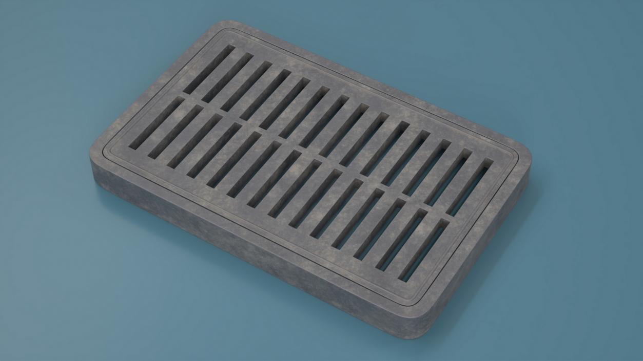 Water Drain Covers Collection 3D model