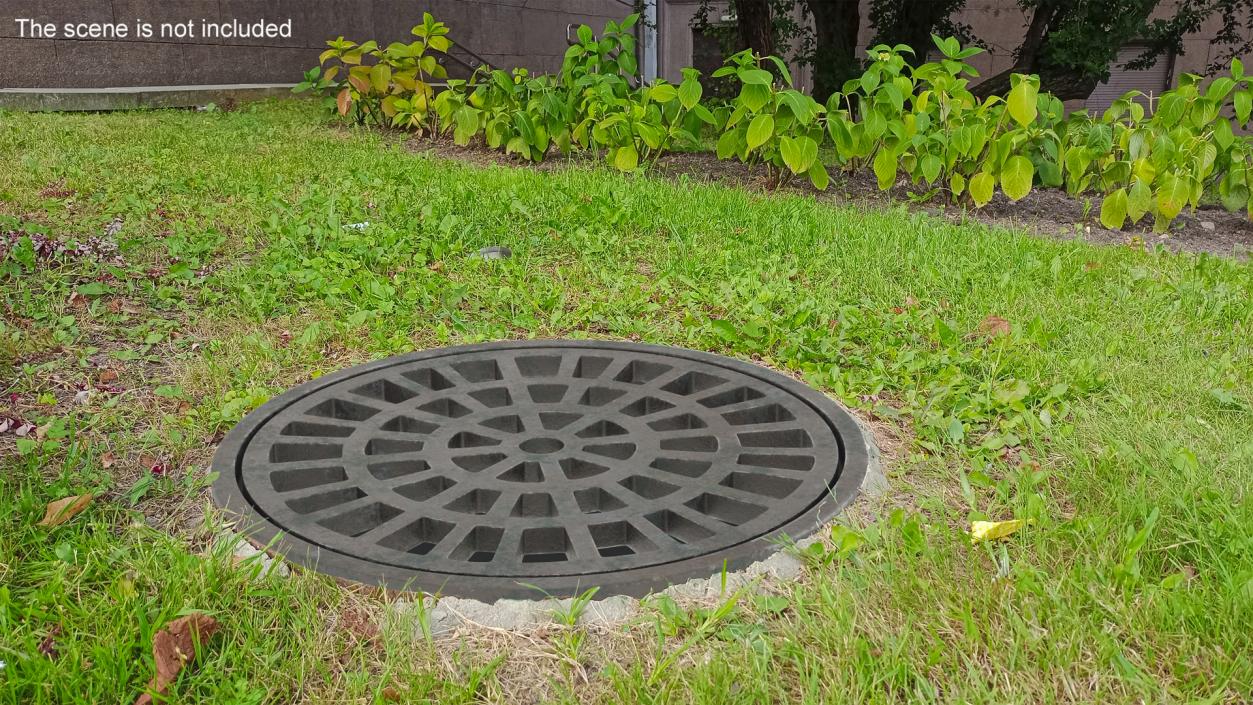 Water Drain Covers Collection 3D model