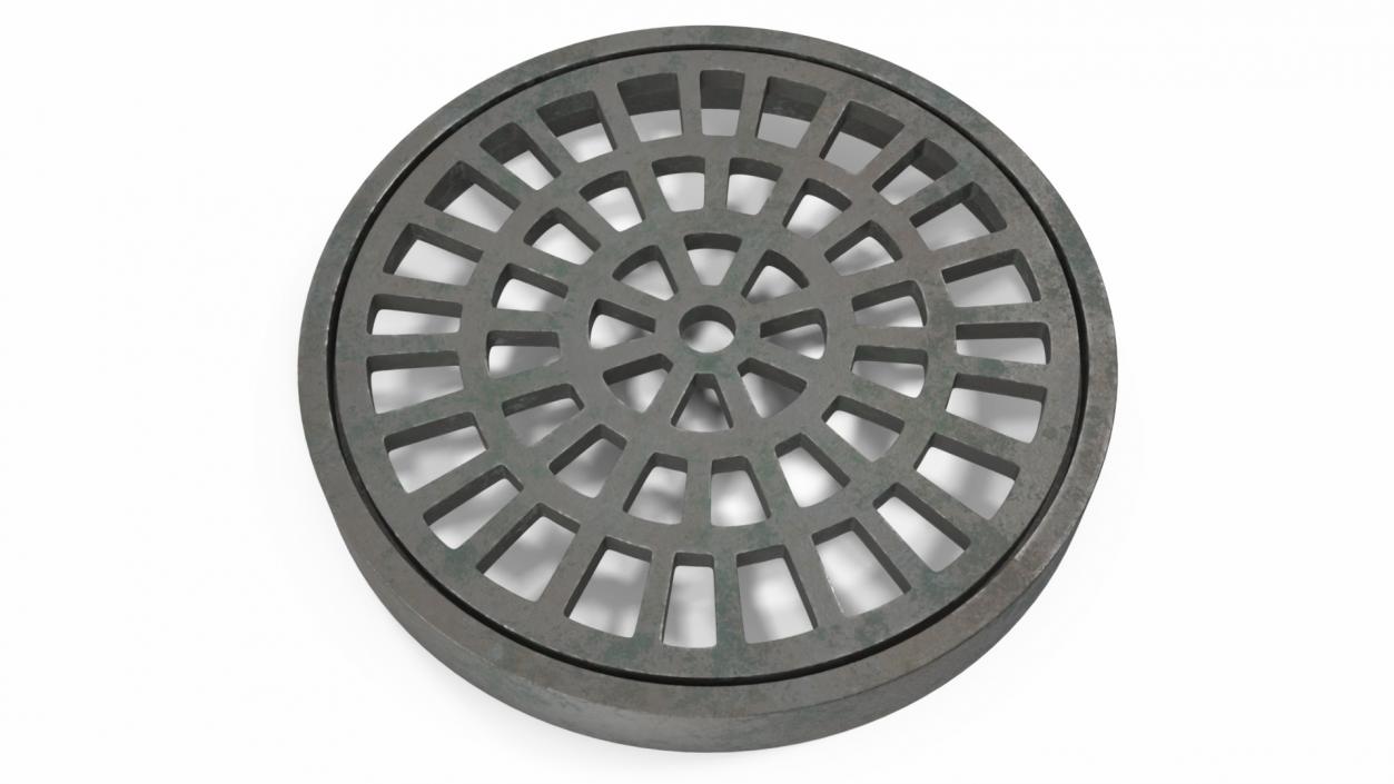 Water Drain Covers Collection 3D model