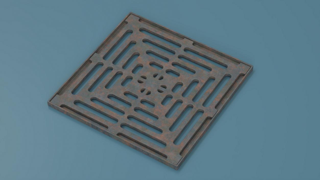 Water Drain Covers Collection 3D model