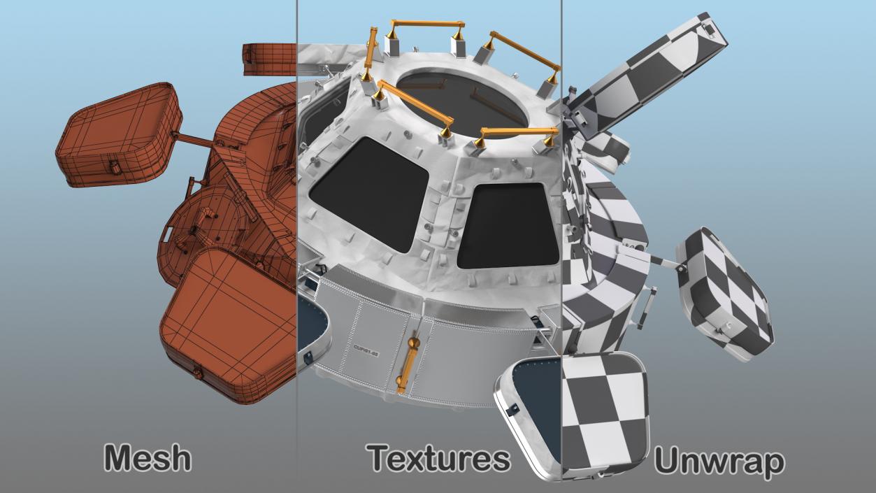 3D ISS Cupola Observational Module