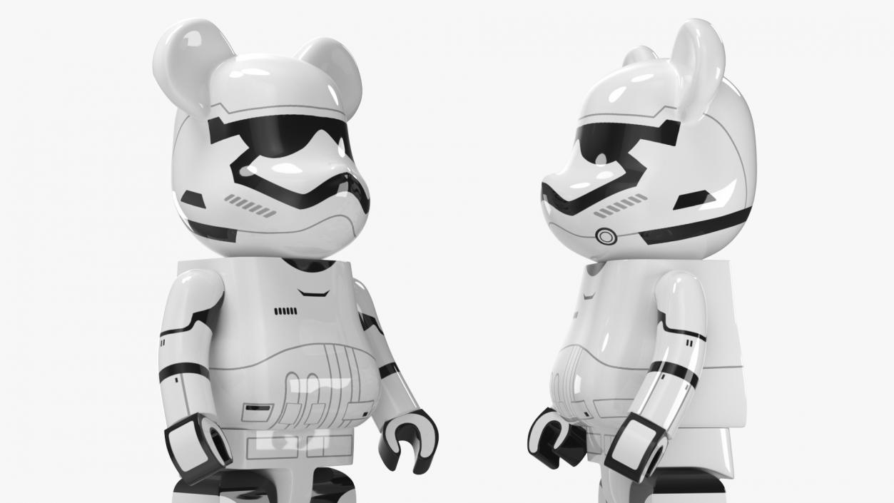 3D Collectible Figure Bearbrick Stormtrooper