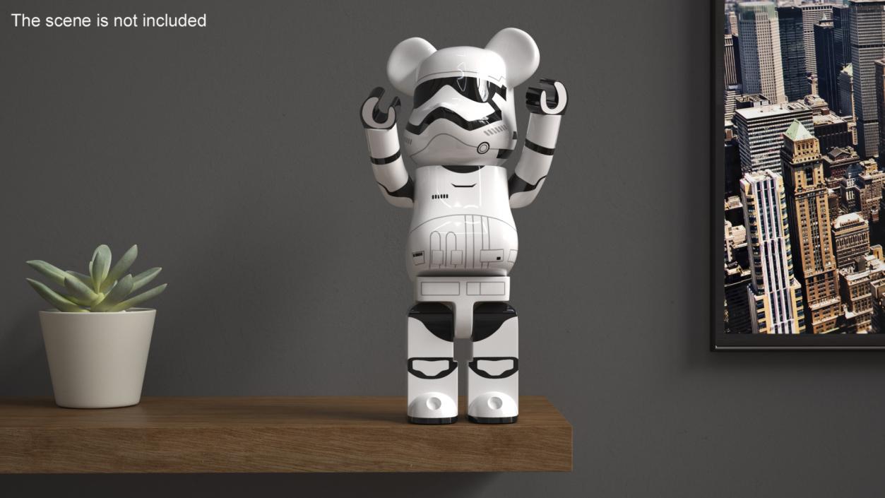 3D Collectible Figure Bearbrick Stormtrooper