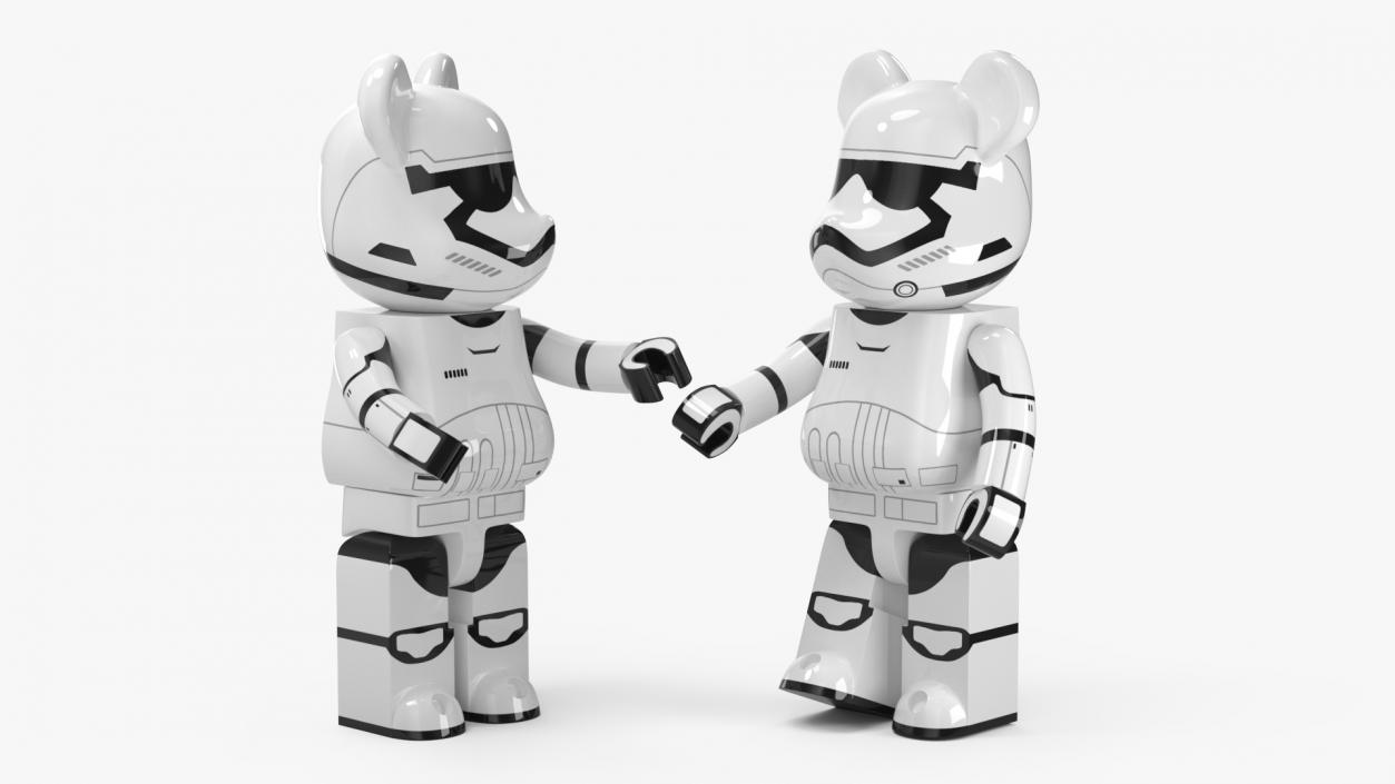 3D Collectible Figure Bearbrick Stormtrooper