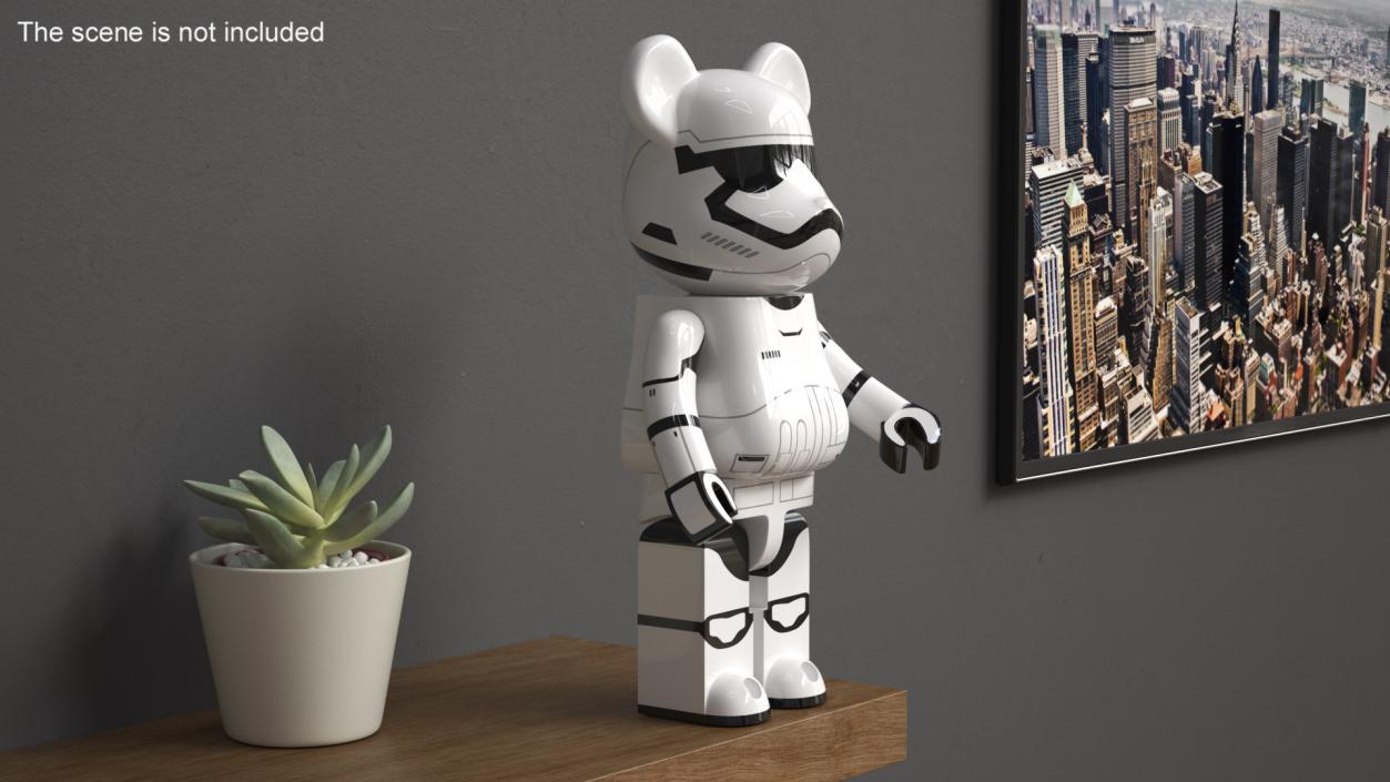 3D Collectible Figure Bearbrick Stormtrooper