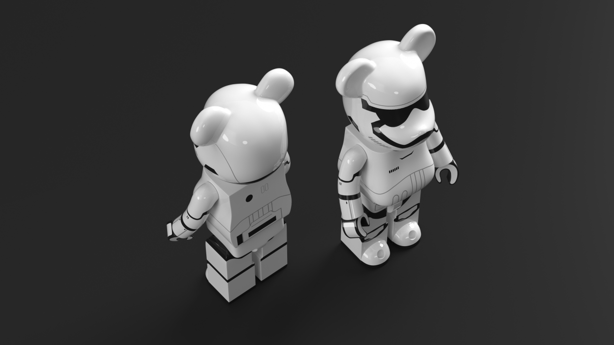 3D Collectible Figure Bearbrick Stormtrooper