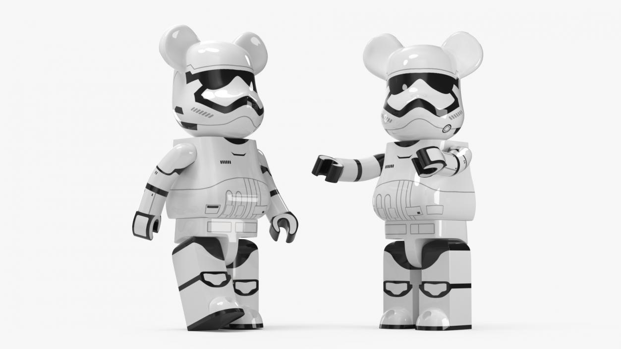 3D Collectible Figure Bearbrick Stormtrooper