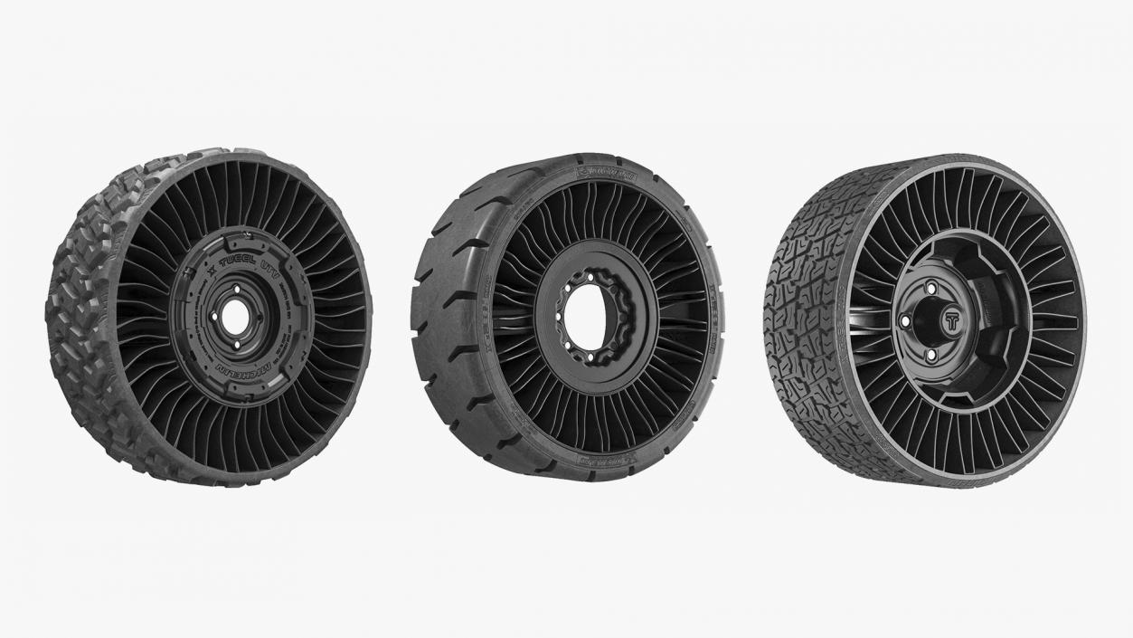 3D model Michelin Tires Collection