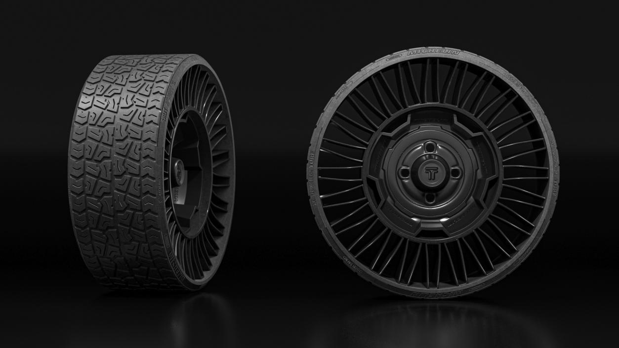 3D model Michelin Tires Collection