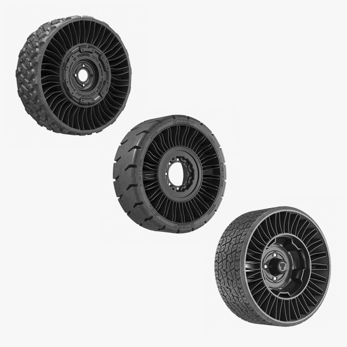 3D model Michelin Tires Collection