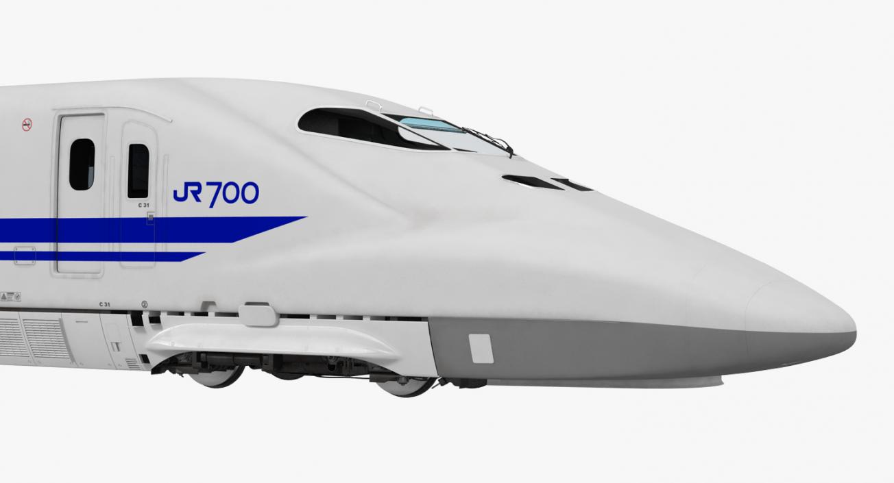 3D Bullet Train JR700 Japan Railways model