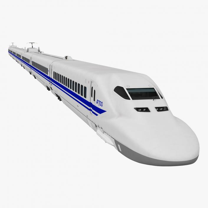 3D Bullet Train JR700 Japan Railways model