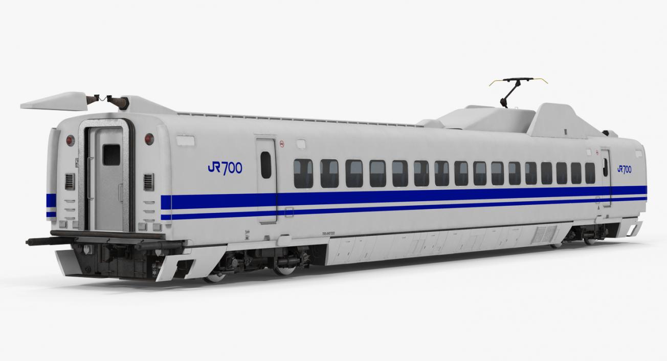 3D Bullet Train JR700 Japan Railways model