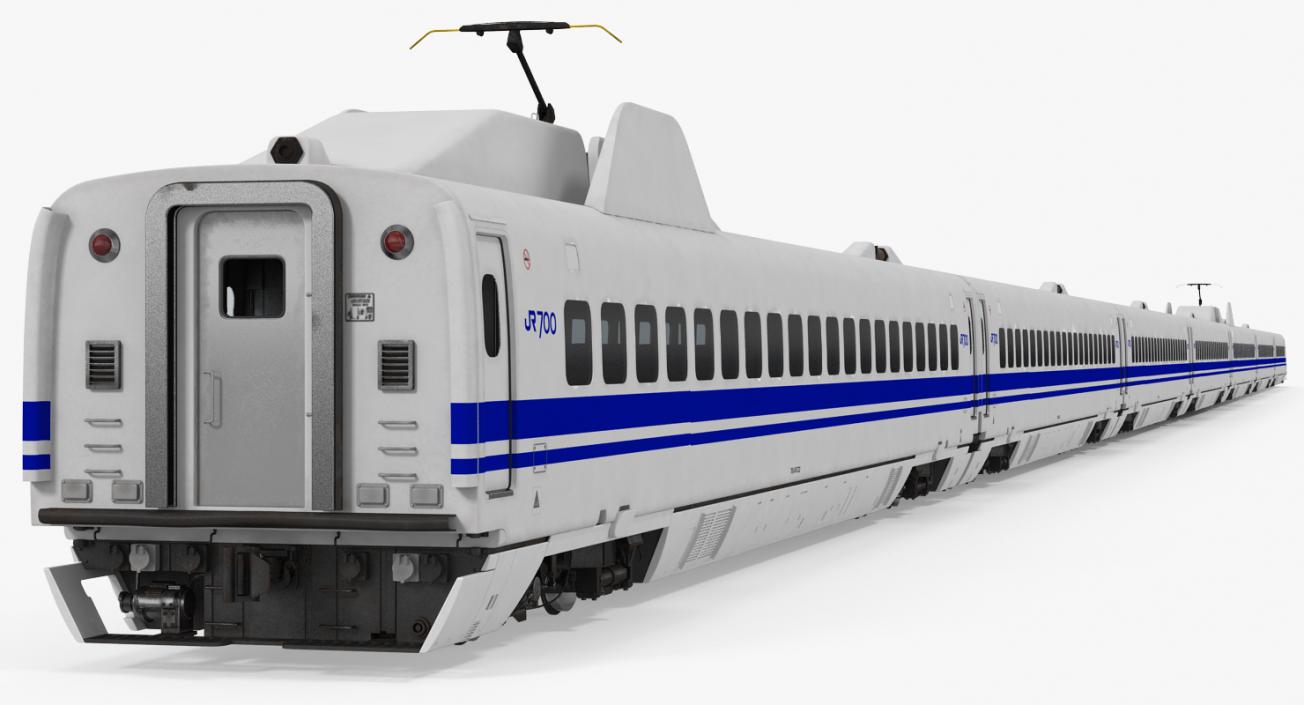 3D Bullet Train JR700 Japan Railways model