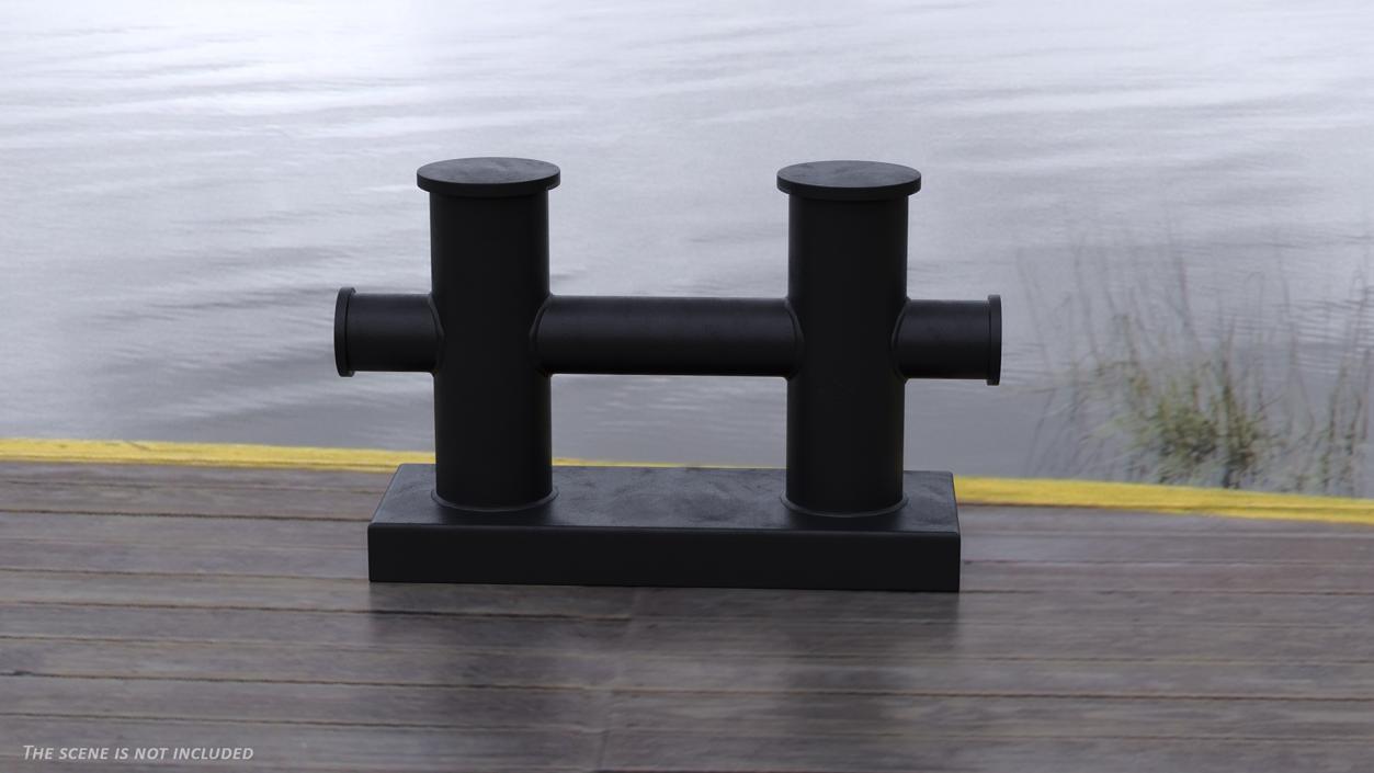 Mooring Bollards Collection 2 3D model