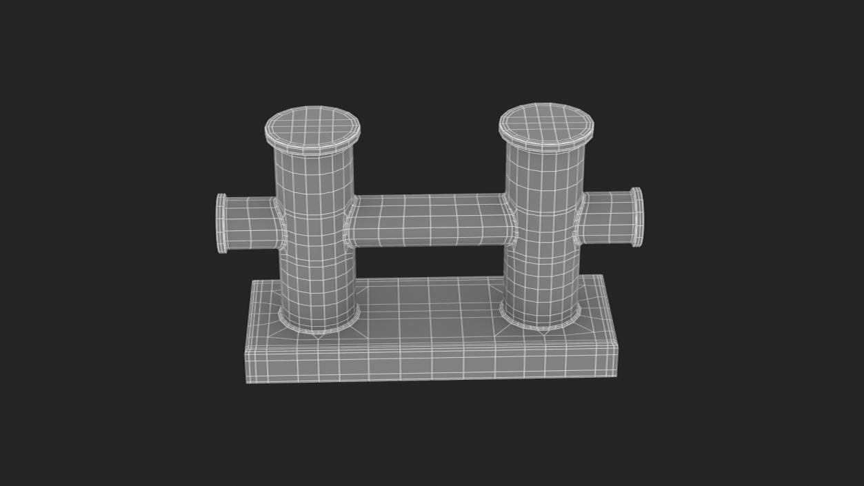 Mooring Bollards Collection 2 3D model