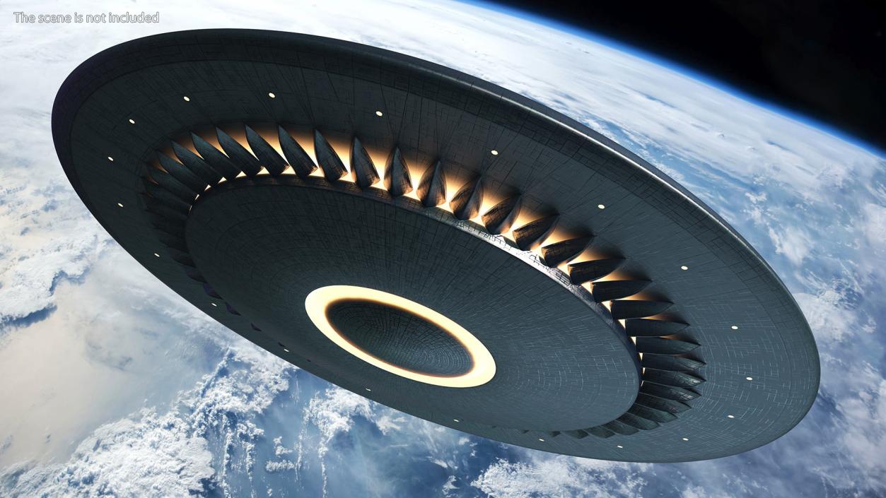 UFO Flying Saucer 3D