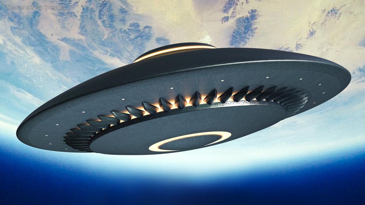 UFO Flying Saucer 3D