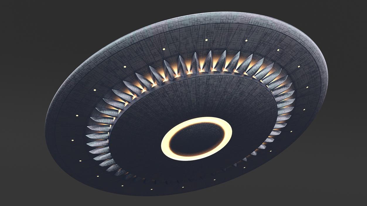 UFO Flying Saucer 3D