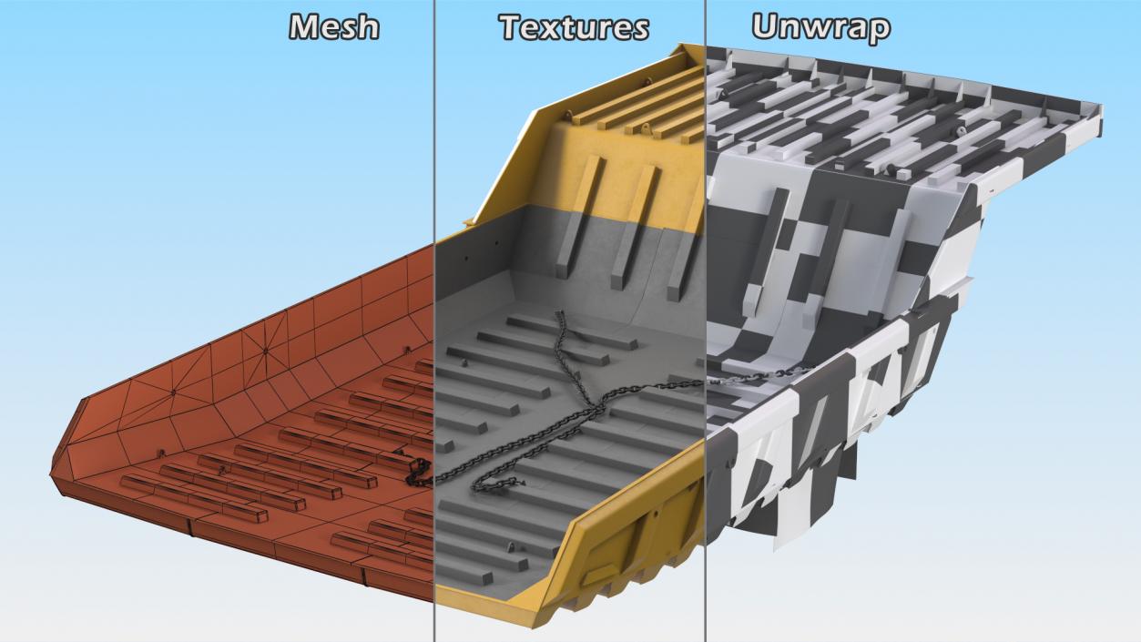 Haul Truck Bed 3D model