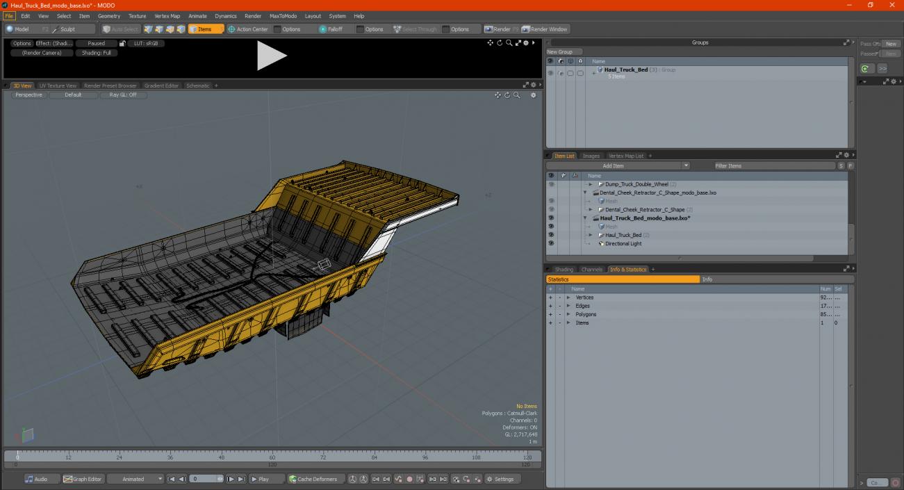 Haul Truck Bed 3D model