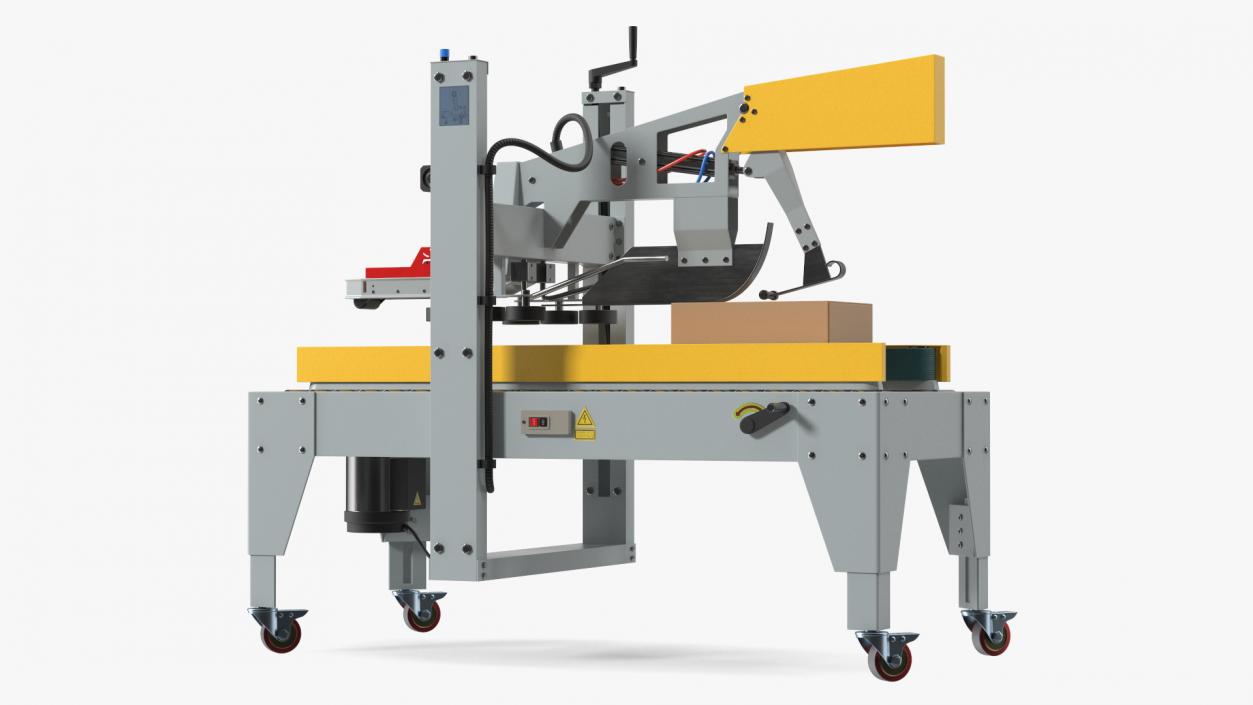 3D Automatic Box Packing Machine Yellow