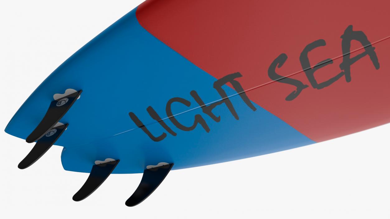 Surfboard Fish Tail 3D model