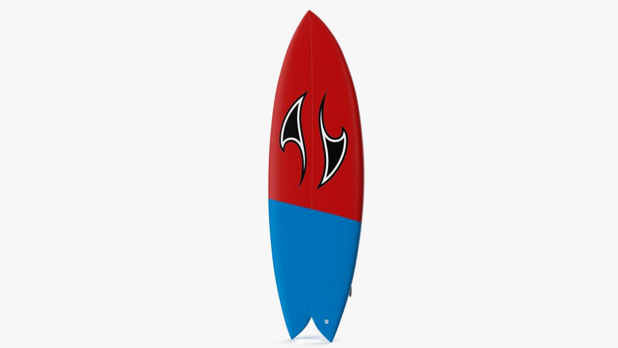 Surfboard Fish Tail 3D model