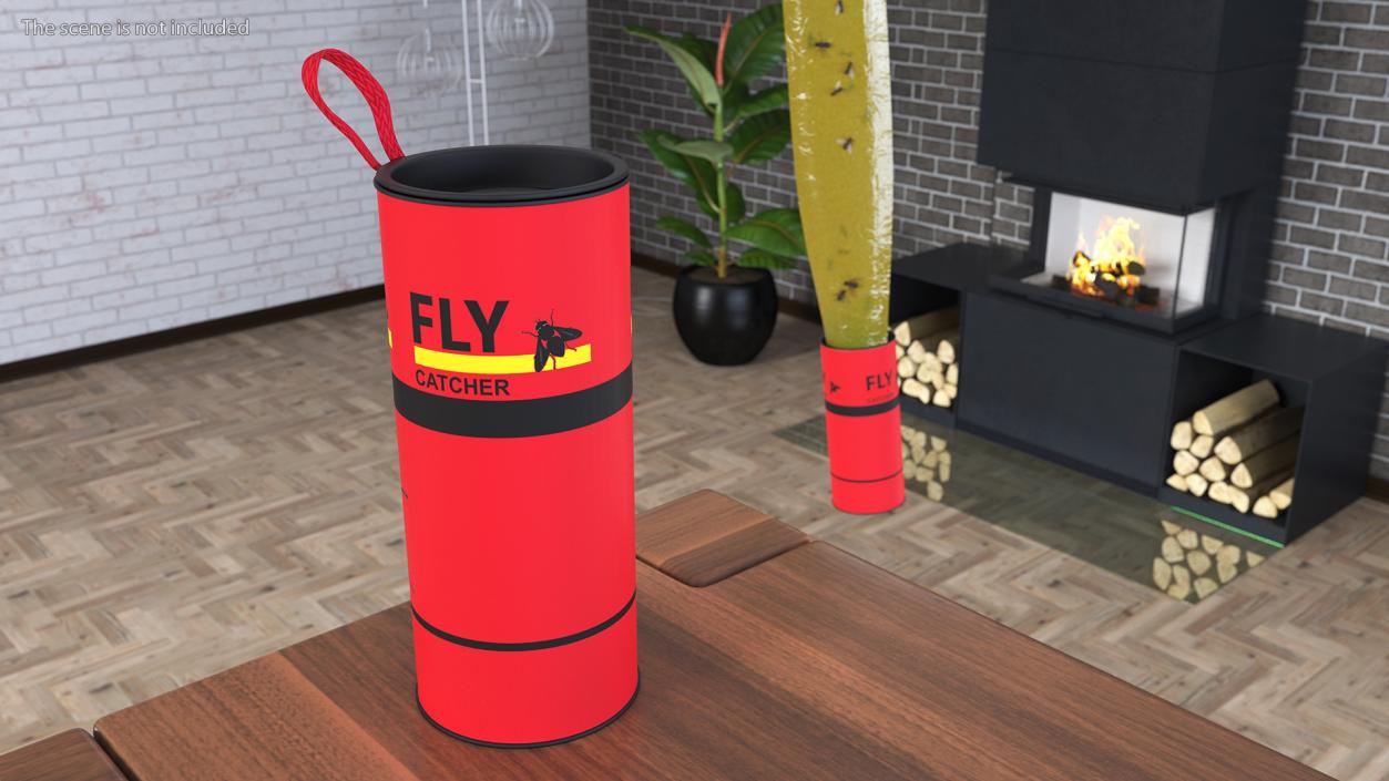 3D model Fly Strips Catcher Closed