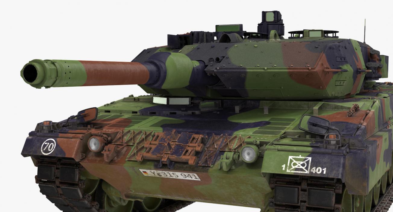 3D model German Battle Tank Leopard 2A5