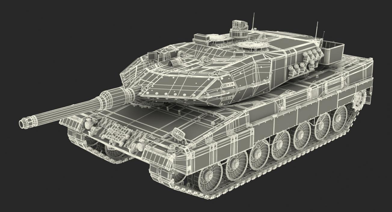 3D model German Battle Tank Leopard 2A5